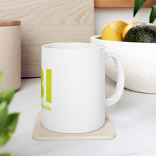 DistinctInk Glossy White Coffee / Tea Mug - FBI - Female Body Inspector