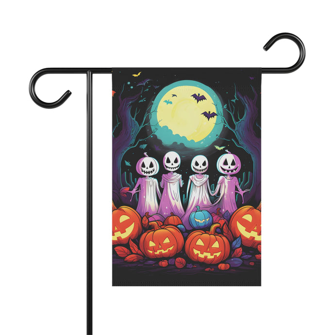 DistinctInk Garden & House Banner Flag with Exploring the Unknown Design for Halloween  LGBTQ+ Pride