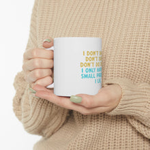 DistinctInk Glossy White Coffee / Tea Mug - I Don't Smoke, Drink, Drugs - I Lie