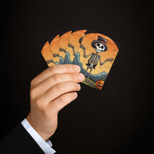 DistinctInk Playing / Poker Cards with Skelefun Halloween Design for Halloween