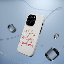 DistinctInk ToughCase for Apple iPhone, Compatible with MagSafe Charging - A Bikini is Always a Good Idea