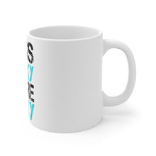 DistinctInk Glossy White Coffee / Tea Mug - Less Talky More Lifty