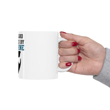 DistinctInk Glossy White Coffee / Tea Mug - This Beard is Fueled by Moonshine