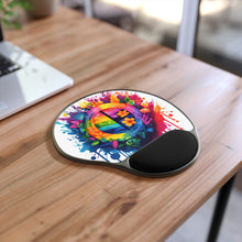 DistinctInk Mouse Pad with Wrist Rest  with The Road to Fulfillment Design for LGBTQ+ Pride