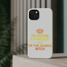 DistinctInk ToughCase for Apple iPhone, Compatible with MagSafe Charging - Oh You're a Princess? I'm the Queen, Bitch
