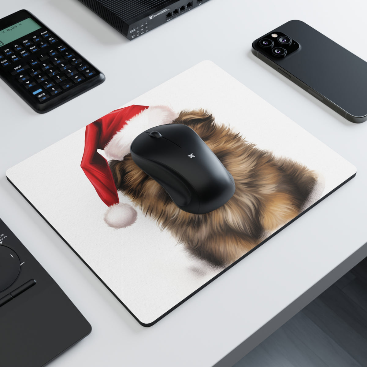 Mouse Pad - Keeshonden Puppy Drawing, view 2
