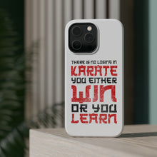 DistinctInk ToughCase for Apple iPhone, Compatible with MagSafe Charging - No Losing in Karate - Win Or Learn