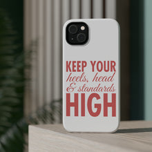 DistinctInk ToughCase for Apple iPhone, Compatible with MagSafe Charging - Keep Your Heels Head & Standards high