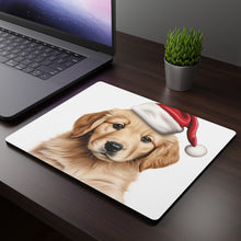DistinctInk Mouse Pad - 1/4" Foam Rubber - Golden Retriever Puppy Drawing