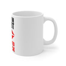 DistinctInk Glossy White Coffee / Tea Mug - When in Doubt Where Red Lipstick