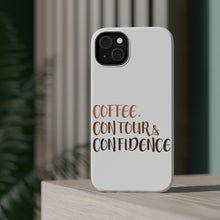 DistinctInk ToughCase for Apple iPhone, Compatible with MagSafe Charging - Coffee Contour & Confidence