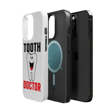 DistinctInk ToughCase for Apple iPhone, Compatible with MagSafe Charging - Tooth Doctor Dentist
