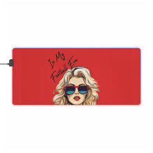DistinctInk LED Gaming Mouse Pad with In My Football Era design