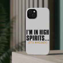 DistinctInk ToughCase for Apple iPhone, Compatible with MagSafe Charging - I'm in High Spirits (It's Whiskey)