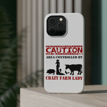 DistinctInk ToughCase for Apple iPhone, Compatible with MagSafe Charging - Area Controlled By Crazy Farm Lady
