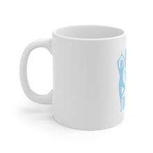 DistinctInk Glossy White Coffee / Tea Mug - I Do Yoga to Burn Off the Crazy
