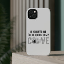 DistinctInk ToughCase for Apple iPhone, Compatible with MagSafe Charging - If You Need Me I'll Be Hiding in My Man Cave