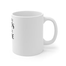 DistinctInk Glossy White Coffee / Tea Mug - So Many Weeds So Little Thyme - Gardening