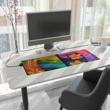 DistinctInk LED Gaming Mouse Pad with The Road to Fulfillment Design for LGBTQ+ Pride