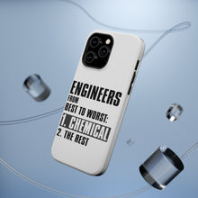 DistinctInk ToughCase for Apple iPhone, Compatible with MagSafe Charging - Chemical Engineers are the Best