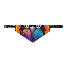 DistinctInk Adjustable Pet Banana Collar with The Paths We Choose Design for Halloween LGBTQ+ Pride