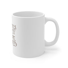 DistinctInk Glossy White Coffee / Tea Mug - Curls Run the World