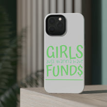 DistinctInk ToughCase for Apple iPhone, Compatible with MagSafe Charging - Girls Just Wanna Have Fund $