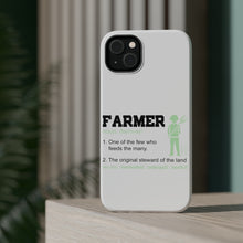 DistinctInk ToughCase for Apple iPhone, Compatible with MagSafe Charging - Farmer Definition - Few Who Feeds Many