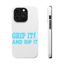 DistinctInk ToughCase for Apple iPhone, Compatible with MagSafe Charging - Golf Grip It And Rip It
