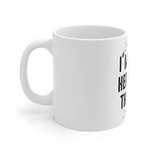 DistinctInk Glossy White Coffee / Tea Mug - I'm Just Here for the Pot - Poker Casino