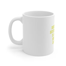 DistinctInk Glossy White Coffee / Tea Mug - Behind Every Successful Man is a Woman