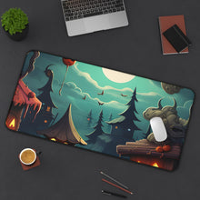 DistinctInk Desk Mat with Trick or Treat Fun Design for Halloween