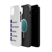 DistinctInk ToughCase for Apple iPhone, Compatible with MagSafe Charging - Nurse Never Gives Up