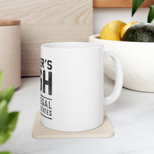DistinctInk Glossy White Coffee / Tea Mug - Runner's High Still Legal in All 50 States