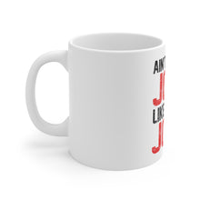 DistinctInk Glossy White Coffee / Tea Mug - Ain't No Bad Joke Like a Dad Joke