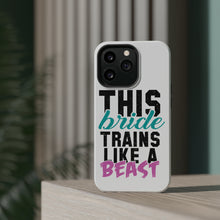 DistinctInk ToughCase for Apple iPhone, Compatible with MagSafe Charging - This Bride Trains Like a Beast