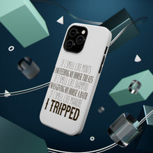 DistinctInk ToughCase for Apple iPhone, Compatible with MagSafe Charging - Smell Like Horse Treats, Shampoo, Manure