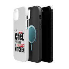 DistinctInk ToughCase for Apple iPhone, Compatible with MagSafe Charging - I'm the Chef Get Over it