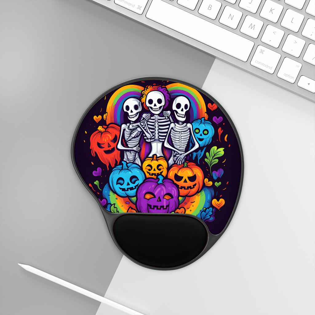 Mouse Pad with Wrist Rest with Exploring Inner Knowledge Design for Halloween LGBTQ+ Pride, view 5
