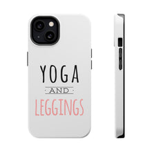 DistinctInk ToughCase for Apple iPhone, Compatible with MagSafe Charging - Yoga and Leggings