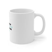 DistinctInk Glossy White Coffee / Tea Mug - Life Only Listens When I Talk In My Sleep