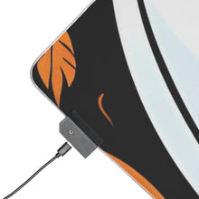 DistinctInk LED Gaming Mouse Pad with Ghost Skeleton Cartoon Pumpkin Design for Halloween