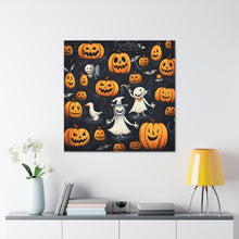DistinctInk Canvas Wall Art with The Halloween Spell for Halloween