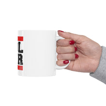 DistinctInk Glossy White Coffee / Tea Mug - Golfer Word Art