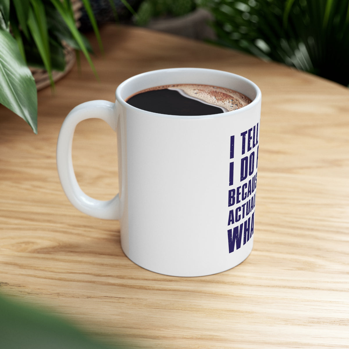 Glossy White Coffee / Tea Mug - I Tell People I Do Pilates No One Knows, view 8