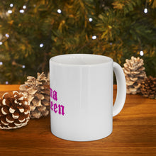 DistinctInk Glossy White Coffee / Tea Mug - Drama Queen