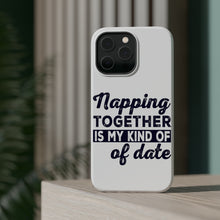 DistinctInk ToughCase for Apple iPhone, Compatible with MagSafe Charging - Napping Together is My Kind of Date