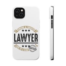 DistinctInk ToughCase for Apple iPhone, Compatible with MagSafe Charging - Genuine Trusted Lawyer One of a Kind