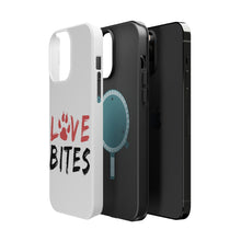 DistinctInk ToughCase for Apple iPhone, Compatible with MagSafe Charging - Love Bits - Dog Paw