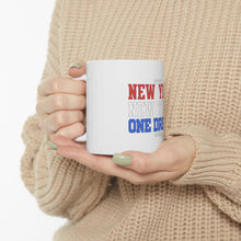 DistinctInk Glossy White Coffee / Tea Mug - New Year New Team One Dream